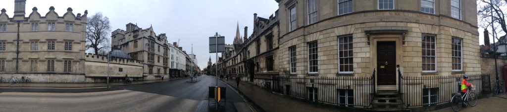Street view in Oxford