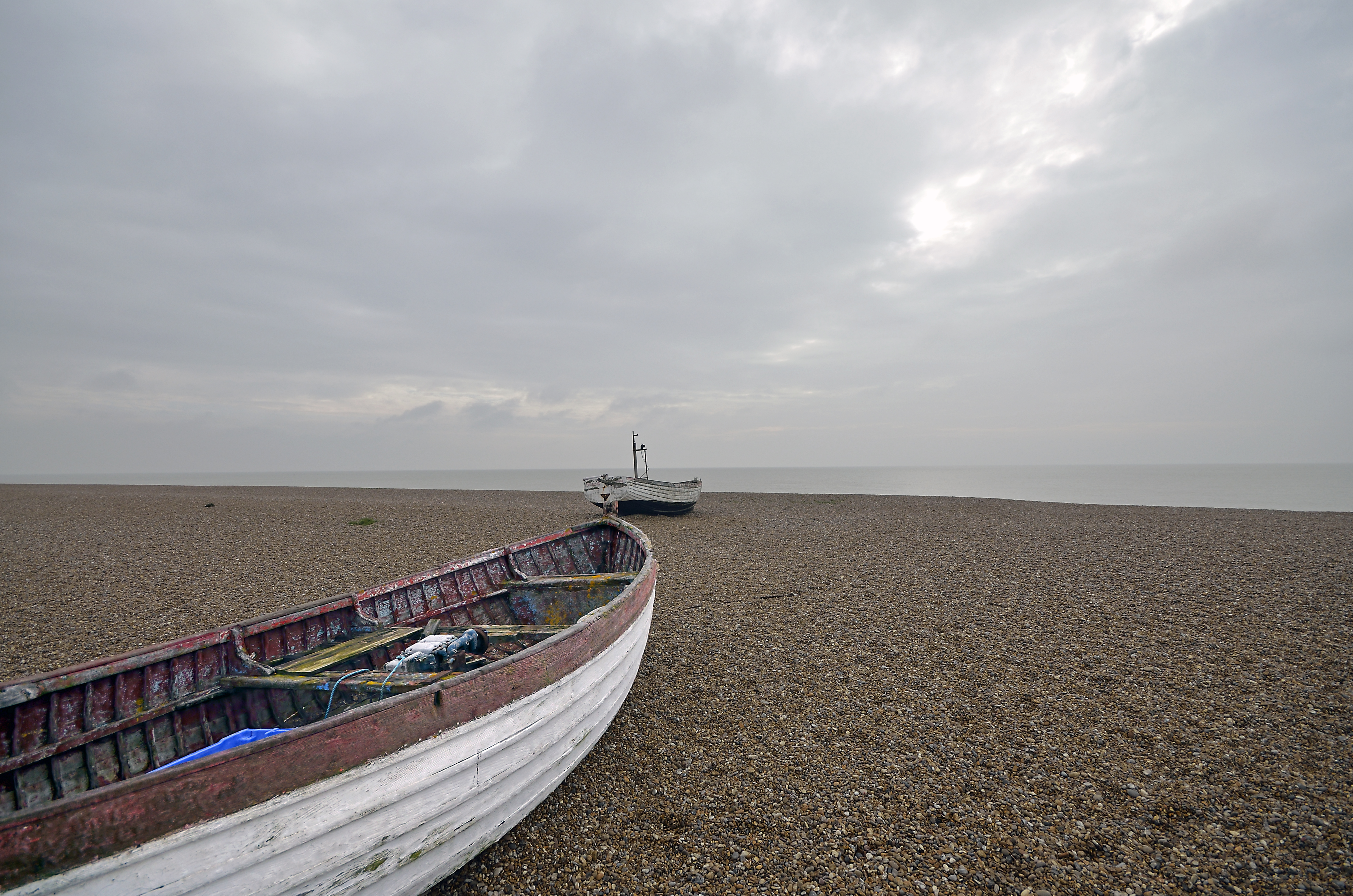 Boats on the sea shore
