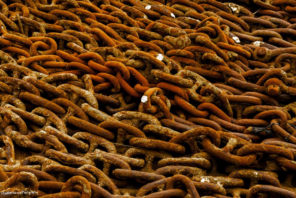 Old rusted anchor chains at Falmouth Harbour (StooMathiesen/flickr.com)