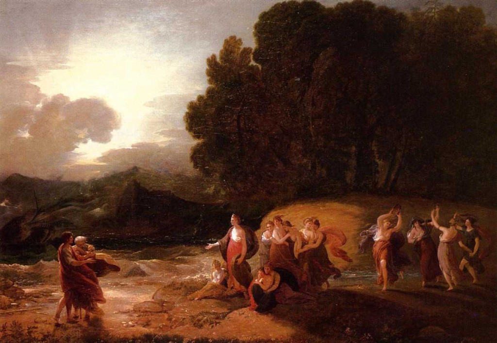 Benjamin West, Calypso's Reception of Telemachus and Mentor (Daniel Reinberg/flickr.com)