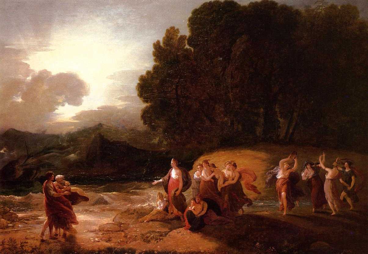 Benjamin West, Calypso's Reception of Telemachus and Mentor (Daniel Reinberg/flickr.com)