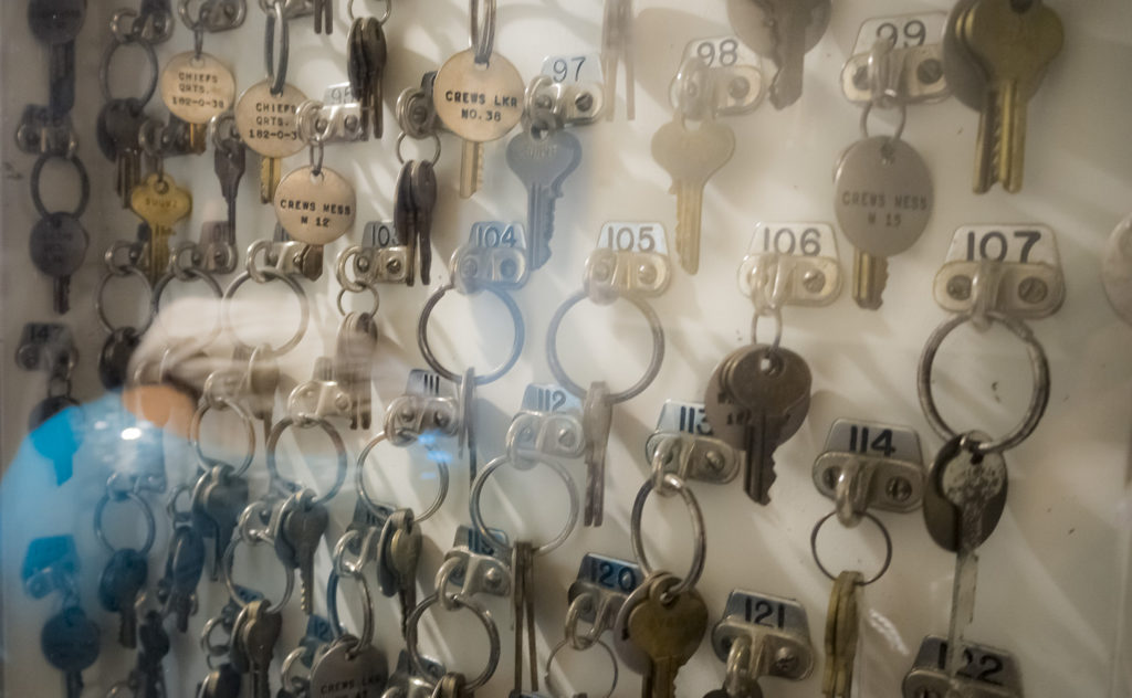 Keys abord the USS Bowfin