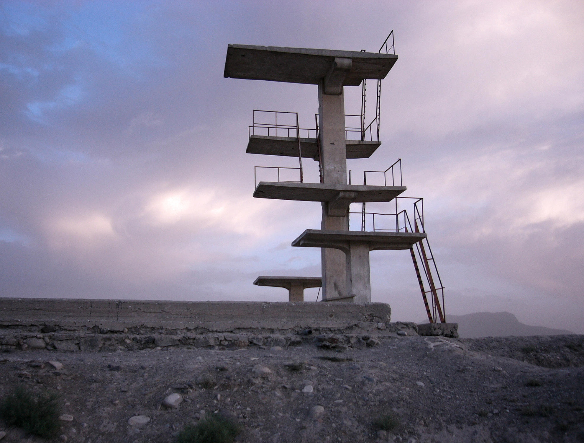 Diving platform on Graveyard Hill in Kabul from TV-Hill, Afghanistan. Sven Dirks, Wien
