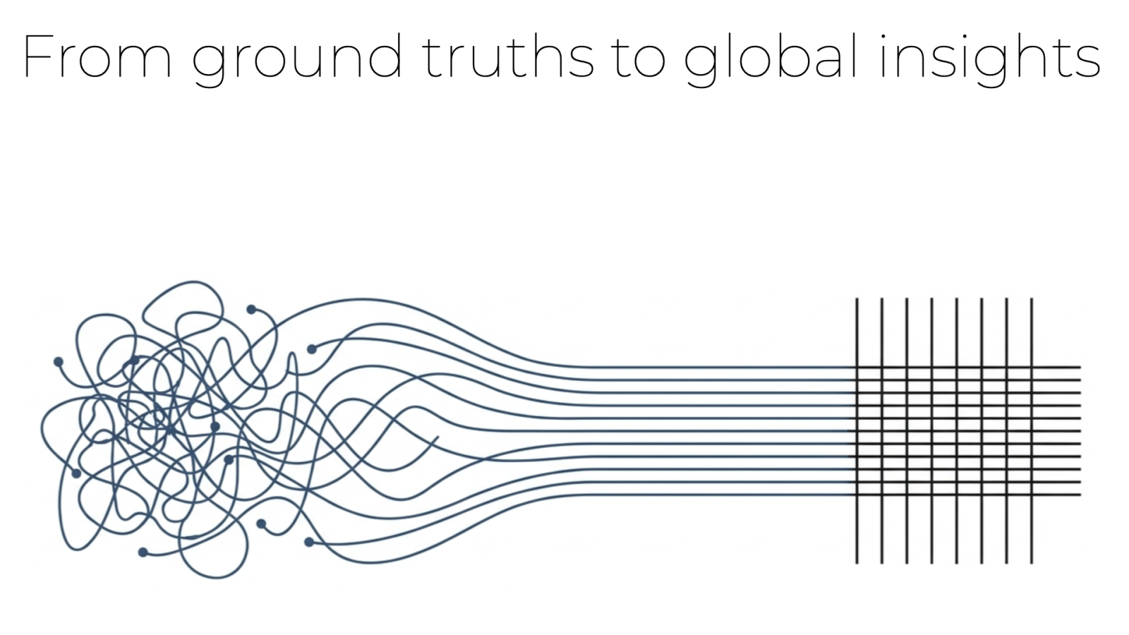 From ground truth to global insights